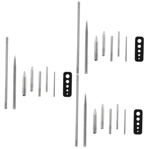 SOIMISS 3 Sätze Modell Werkzeug Set Multi 3D Modell Werkzeug Kit Werkzeuge Modell Kit Silber Metall 7 Stück * 3 von SOIMISS