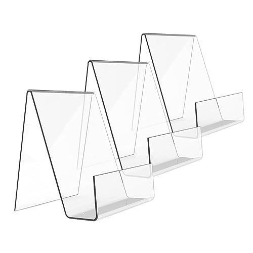 SOIMISS 3 Stück Acryl Buchständer Transparent Robuster Mehrzweck Display Ständer für Bücher Prospekte Telefonhalter für Zuhause Büro und Ladenregale SOIMISS 3 Stück Acryl Buchständer Transparent Robuster Mehrzweck Display Ständer für Bücher Prospekte Telefonhalter für Zuhause Büro und Ladenregale von SOIMISS