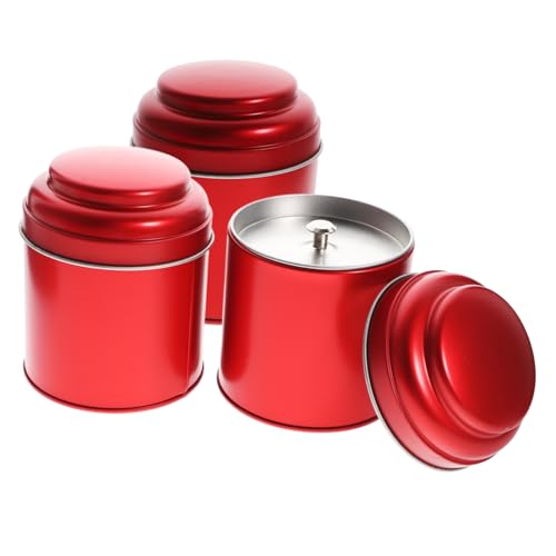 SOIMISS 3 Stück Aromatherapie-Wachs Dose Kerzengläser rechteckig duftend luftdicht Zinn vorratsbehälter aufbewahrungsbehälter Beste Freund Teedosen für den Haushalt Weißblech rot SOIMISS 3 Stück Aromatherapie-Wachs Dose Kerzengläser rechteckig duftend luftdicht Zinn vorratsbehälter aufbewahrungsbehälter Beste Freund Teedosen für den Haushalt Weißblech rot von SOIMISS