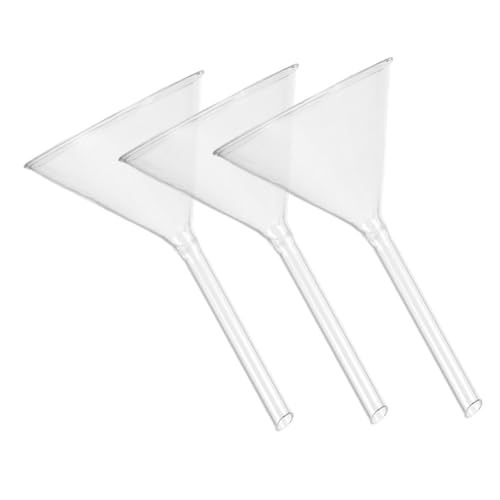 SOIMISS 3 Stück Short Neck Dreieck Trichter Füllung Kleiner Trichter Mini Gießen Breiter Mund Trichter Für Flüssigkeiten Labor Trichter Ausläufe Trichter Aus Borosilikat Glas Transparent SOIMISS 3 Stück Short Neck Dreieck Trichter Füllung Kleiner Trichter Mini Gießen Breiter Mund Trichter Für Flüssigkeiten Labor Trichter Ausläufe Trichter Aus Borosilikat Glas Transparent von SOIMISS
