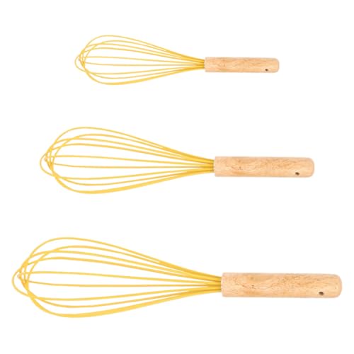 SOIMISS 3 Stück Silikon Ei Schneebesen Teiliges Handmixer für Backen Ergonomischer Griff Einfach zu Reinigen zum Rühren von Eiern Sahne und Saucen SOIMISS 3 Stück Silikon Ei Schneebesen Teiliges Handmixer für Backen Ergonomischer Griff Einfach zu Reinigen zum Rühren von Eiern Sahne und Saucen von SOIMISS