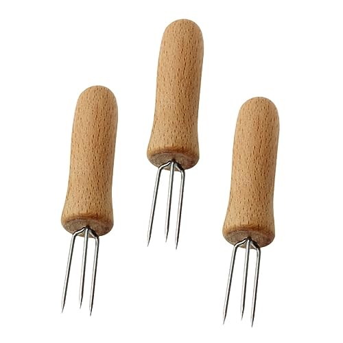 SOIMISS 3 Stück Teiliges Bbq Maisgabeln mit Holzgriff Robuste Grillwerkzeuge für Obst Snacks und Fingerfood für Grillpartys und Outdoor Aktivitäten SOIMISS 3 Stück Teiliges Bbq Maisgabeln mit Holzgriff Robuste Grillwerkzeuge für Obst Snacks und Fingerfood für Grillpartys und Outdoor Aktivitäten von SOIMISS