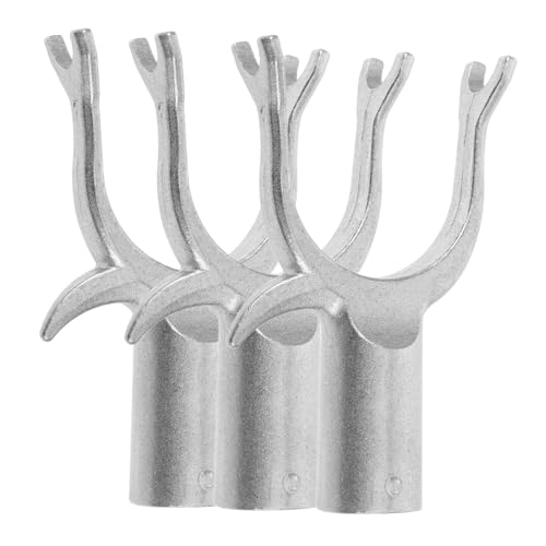 SOIMISS 3 Stück Teiliges Kleidergabelkopf aus Aluminiumlegierung Robuste Kleiderstangengabel Ersatzkopf Korrosionsbeständig Einfach zu Montieren Geeignet für Kleiderständer und SOIMISS 3 Stück Teiliges Kleidergabelkopf aus Aluminiumlegierung Robuste Kleiderstangengabel Ersatzkopf Korrosionsbeständig Einfach zu Montieren Geeignet für Kleiderständer und von SOIMISS
