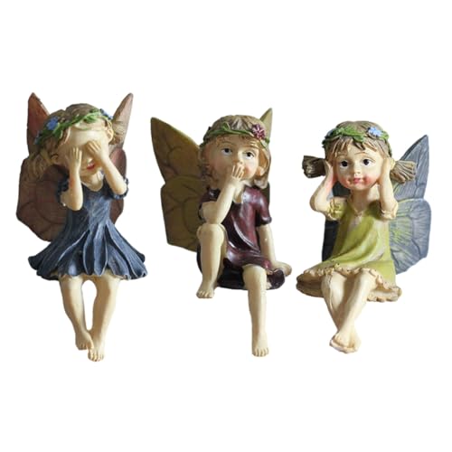 SOIMISS 3 Stück Teiliges Resin Blumenfeen Niedliche Gartenfigur Zauberhafte Harzengel Deko für Innen und Außen Charmante Tisch und Fensterdekoration Geeignet als für Freunde SOIMISS 3 Stück Teiliges Resin Blumenfeen Niedliche Gartenfigur Zauberhafte Harzengel Deko für Innen und Außen Charmante Tisch und Fensterdekoration Geeignet als für Freunde von SOIMISS