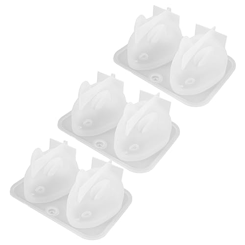 SOIMISS 3 Stück Teiliges Silikon Kaninchenform für DIY Handwerk Flexible Antihaftbeschichtete Gießform Wiederverwendbar für Harz Kerzen Seifen und Bastelarbeiten SOIMISS 3 Stück Teiliges Silikon Kaninchenform für DIY Handwerk Flexible Antihaftbeschichtete Gießform Wiederverwendbar für Harz Kerzen Seifen und Bastelarbeiten von SOIMISS