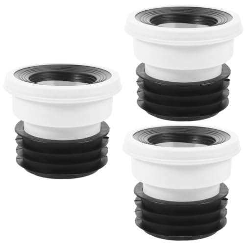 SOIMISS 3 Stück Toiletten Abflussadapter Robustem mit Gummiring Schnelle und Lecksichere Installation für Badezimmer und Toiletten Werkzeug zu Montieren SOIMISS 3 Stück Toiletten Abflussadapter Robustem mit Gummiring Schnelle und Lecksichere Installation für Badezimmer und Toiletten Werkzeug zu Montieren von SOIMISS