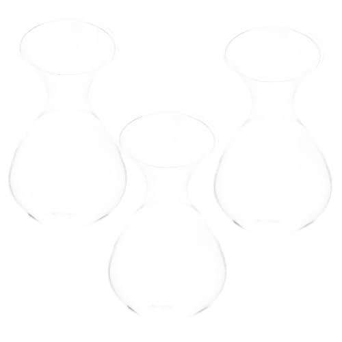 SOIMISS 3 Stück Wandvase Terrarium Pflanzenvasen Heimdekoration Hängender Wandpflanzer Blumenarrangement Flasche Wand Fenster Hängende Pflanzgefäße DIY Kreativer Wandpflanzer von SOIMISS
