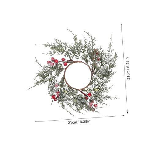 SOIMISS 3 Stück Weihnachts-kerzenringe Künstlicher Kerzenkranz mit Roten Beeren für Stumpenkerzen Advent Tischdeko Vielseitiger Weihnachtskranz Kerzenhalter SOIMISS 3 Stück Weihnachts-kerzenringe Künstlicher Kerzenkranz mit Roten Beeren für Stumpenkerzen Advent Tischdeko Vielseitiger Weihnachtskranz Kerzenhalter von SOIMISS