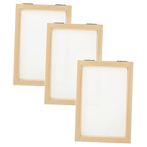 SOIMISS 3 Teiliges Papierherstellungs Sieb Set Basteln Papierrahmen Herstellen Material Papierbastelrahmen Papierherstellungs Set Papierherstellungs Set Kleiner SOIMISS 3 Teiliges Papierherstellungs Sieb Set Basteln Papierrahmen Herstellen Material Papierbastelrahmen Papierherstellungs Set Papierherstellungs Set Kleiner von SOIMISS