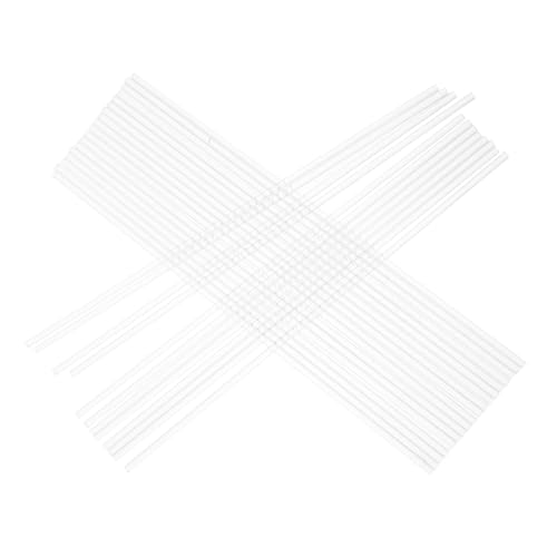 SOIMISS 30 Stück Teiliges Acrylstäbe Transparente Stützstäbe für Handgemachte Figuren Tortendübel Vielseitig Einsetzbar für DIY Cake Topper und Bastelprojekte von SOIMISS
