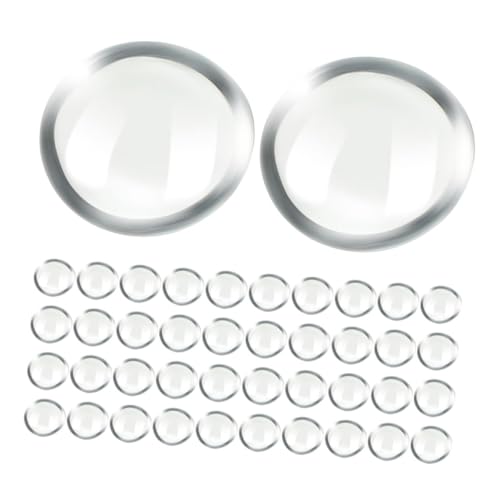 SOIMISS 300stücke Klare Flache Glasmurmeln Zum Befüllen Von Vasen Perlen Für Hydrokulturpflanzen Aquarium Und Tischdekoration Transparente Glassteine Für Zuhause Und von SOIMISS