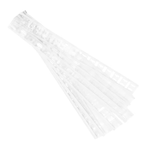 SOIMISS 300 Stück Transparente Selbstklebende PVC Hanging Tabs Faltbare Display Haken Langlebig und Vielseitig für Einzelhandel Regal Kleiderbügel Professionelle Produktpräsentation von SOIMISS