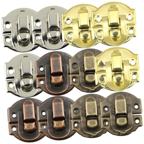 SOIMISS 32 Stück Teiliges Vintage Haspe aus Eisen Antikes Design Einfach zu Montieren Ersatz für Schmuckkästchen Schrank und Holzkisten Robuste Metallverschluss Beschläge mit SOIMISS 32 Stück Teiliges Vintage Haspe aus Eisen Antikes Design Einfach zu Montieren Ersatz für Schmuckkästchen Schrank und Holzkisten Robuste Metallverschluss Beschläge mit von SOIMISS