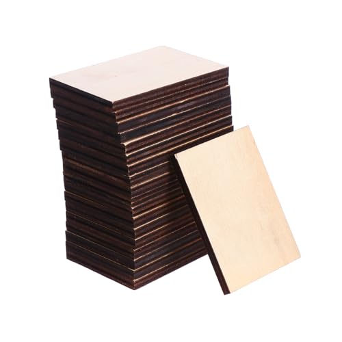 SOIMISS 36 Stück Teiliges DIY Rechteckiges Holzplättchen Blank Unbehandelt zum Bemalen Schnitzen und Basteln für Handgemachte Holzdekoration und Kreative Partygestaltung SOIMISS 36 Stück Teiliges DIY Rechteckiges Holzplättchen Blank Unbehandelt zum Bemalen Schnitzen und Basteln für Handgemachte Holzdekoration und Kreative Partygestaltung von SOIMISS