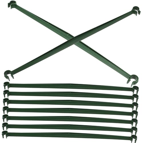 SOIMISS 36 Stück Teiliges Gartenpflanzenstützen Grünem Kunststoff Verstellbare Rankstab verbinder für Tomaten Gurkenpflanzen Stabile Kletterhilfe für Gemüse Kletterpflanzen im Garten von SOIMISS