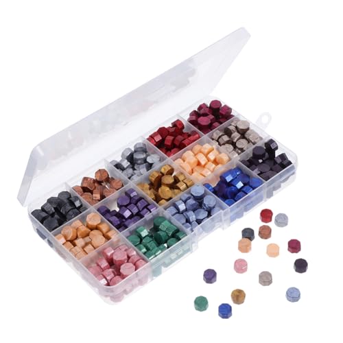 SOIMISS 375 Stück Wachsperlen Set für Kreative Briefumschläge Einladungen und Manuskripte für Hochzeiten und Besondere Anlässe SOIMISS 375 Stück Wachsperlen Set für Kreative Briefumschläge Einladungen und Manuskripte für Hochzeiten und Besondere Anlässe von SOIMISS