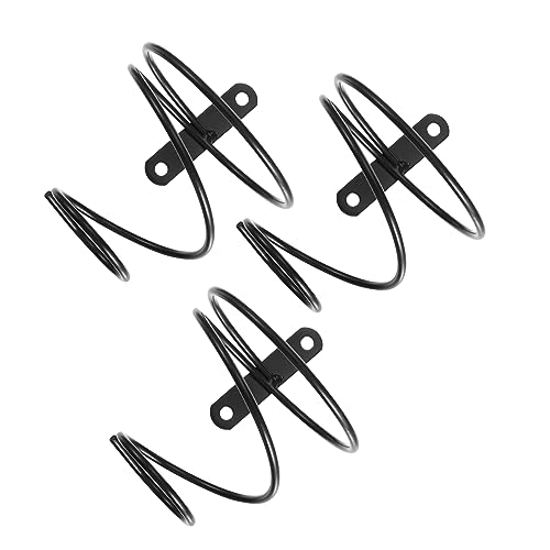 SOIMISS 3Stücke Eisen Weinflaschen Displayhalter Wandregal Spiral Design Rotweinregal Zur Stilvollen Präsentation Und Aufbewahrung Von Weinflaschen von SOIMISS