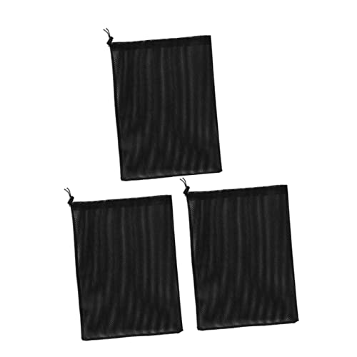 SOIMISS 3Stücke Polyester Wasserpumpenfiltertasche für Outdoor Pool und Teichpumpen mit Kordelzug Design Leicht zu Reinigen Netzstruktur für Durchflussrate von SOIMISS
