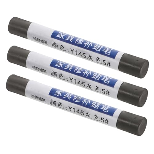 SOIMISS 3Stücke Teiliges Wachs Holz Reparaturset für Möbel Kratzer und Nagellöcher Farbvielfalt für Holzoberflächen Einfache Anwendung für Mühelose Möbelpflege von SOIMISS