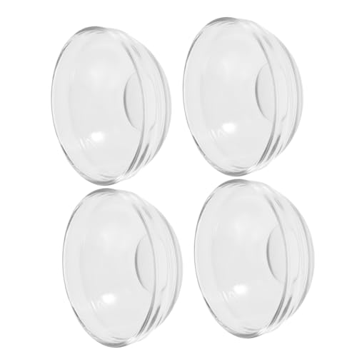 SOIMISS 4 STÜCKE Kleine Stapelbare Glasschalen Transparente Mini Dipschalen für Saucen Gewürze und Portionen Platzsparend für Küche Restaurant und Picknick von SOIMISS