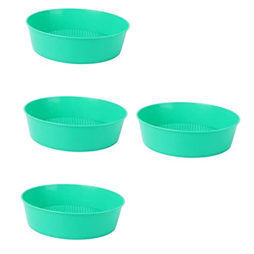 SOIMISS 4 STÜCKE Teiliges Kunststoff Gartensieb Leichtes Handliches ERD Kompostsieb Robustes Pflanzensieb mit Feinem Maschengewebe zum Sieben von Kieselsteinen und Erde im Garten und von SOIMISS