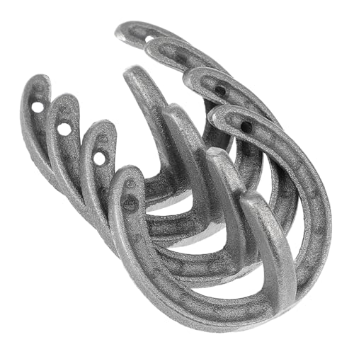 SOIMISS 4 Sätze Rustikale Gusseisen Wandhaken Pferdehuf Garderobenhaken Vintage Kleiderhaken Robuste Eisenhaken Für Mäntel Hüte Handtücher Industrieller Stil Western Dekoration SOIMISS 4 Sätze Rustikale Gusseisen Wandhaken Pferdehuf Garderobenhaken Vintage Kleiderhaken Robuste Eisenhaken Für Mäntel Hüte Handtücher Industrieller Stil Western Dekoration von SOIMISS