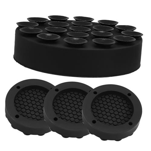 SOIMISS 4 Stück Waschmaschinen Pads Antivibrationsmatte rutschfeste Stabilisatoren Gummifüße Geeignet für Waschmaschinen von SOIMISS