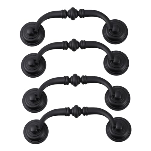 SOIMISS 4 Stück Europäische Vintage Möbelgriffe Antike Schrankknöpfe für Schränke Vielseitige Beschläge für Küche Schlafzimmer Wohnzimmer Stilvolle Home Decoration von SOIMISS