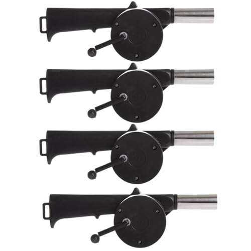 SOIMISS 4 Stück Handbetriebener Tragbarer Feuergebläse aus Robustem Kunststoff und Metall Klein und Leicht für Outdoor Camping Grill und Kamin mit Einfachem Manuellen Betrieb und SOIMISS 4 Stück Handbetriebener Tragbarer Feuergebläse aus Robustem Kunststoff und Metall Klein und Leicht für Outdoor Camping Grill und Kamin mit Einfachem Manuellen Betrieb und von SOIMISS