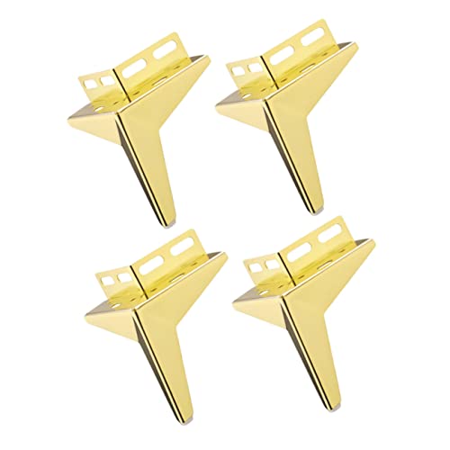 SOIMISS 4 Stück Möbelfüße Kaltgewalztem Teiliges Dreifach Gestützte Möbelbeine für Sofa Bett Schrank Einfache Montage Feuchtigkeits und Staubresistent für Zuhause von SOIMISS