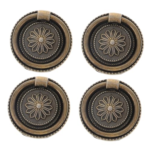 SOIMISS 4 Stück Retro Möbelgriff Vintage Schrankgriff aus Langlebiger Zinklegierung Runder Antiker Knauf für Möbel Robustes Ziehgriff Design für Küche und Wohnräume SOIMISS 4 Stück Retro Möbelgriff Vintage Schrankgriff aus Langlebiger Zinklegierung Runder Antiker Knauf für Möbel Robustes Ziehgriff Design für Küche und Wohnräume von SOIMISS