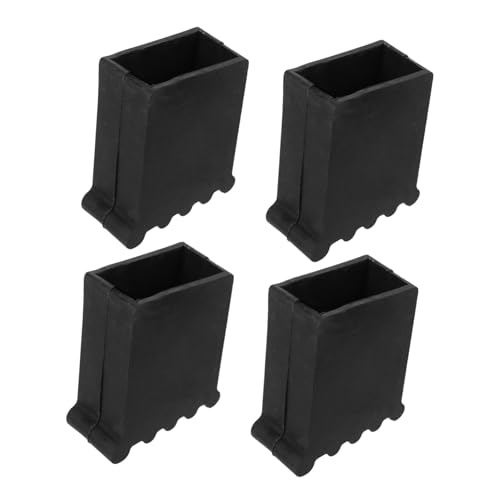 SOIMISS 4 Stück Rutschfeste Leiterfüße aus Aluminiumlegierung mit Dickem Pvc schutz Leiter Endkappen für Erhöhte Stabilität und Rutschfeste Leiterfußabdeckungen für Haushalts Klappleitern von SOIMISS