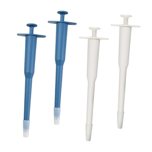 SOIMISS 4 Stück Seitengriff Fütterer für Präzise Flüssigkeits und Tablettenverabreichung für Katzen und Aller mit Sanften Silikonspitzen und Robustem Material SOIMISS 4 Stück Seitengriff Fütterer für Präzise Flüssigkeits und Tablettenverabreichung für Katzen und Aller mit Sanften Silikonspitzen und Robustem Material von SOIMISS