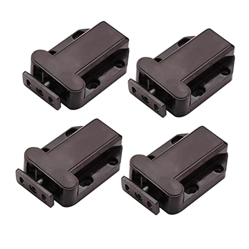 SOIMISS 4 Stück Selbstsichernde Türpuffer Push Latch für Schränke und Möbel Braun Installieren für Schranktüren und Küchenschränke SOIMISS 4 Stück Selbstsichernde Türpuffer Push Latch für Schränke und Möbel Braun Installieren für Schranktüren und Küchenschränke von SOIMISS