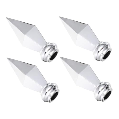 SOIMISS 4 Stück Teiliges Aluminium Fahnenmast Topper Wetterfester Flaggenmast Ersatzkopf Stabile Flaggenmastdekoration für Außenbereiche Einfache Installation Langlebig und Vielseitig für von SOIMISS