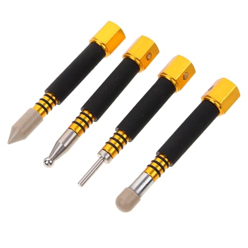 SOIMISS 4 Stück Teiliges Auto Dellenentfernungsset Pen Werkzeug Lackfreie Reparatur Karosserie Ausbeulen Stift für Professionelle Beulenreparatur bei Hagelschäden und Dellen von SOIMISS