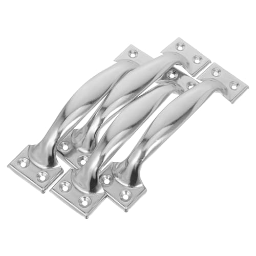 SOIMISS 4 Stück Teiliges Edelstahl Türgriff Bow-design Robust und Vielseitig Einsetzbar als Schrankgriff Scheunentorgriff und Gartentorgriff Polierte Oberfläche Einfache Montage für Innen SOIMISS 4 Stück Teiliges Edelstahl Türgriff Bow-design Robust und Vielseitig Einsetzbar als Schrankgriff Scheunentorgriff und Gartentorgriff Polierte Oberfläche Einfache Montage für Innen von SOIMISS