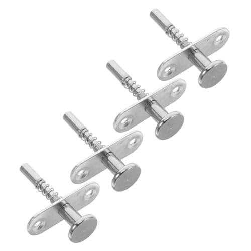 SOIMISS 4 Stück Teiliges Federbelasteter Plunger Riegel für Babybett Möbel und Fenster Einfache Installation Langlebige Konstruktion Multifunktional Einsetzbar SOIMISS 4 Stück Teiliges Federbelasteter Plunger Riegel für Babybett Möbel und Fenster Einfache Installation Langlebige Konstruktion Multifunktional Einsetzbar von SOIMISS