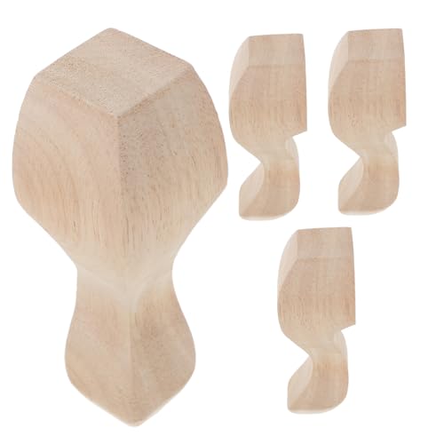 SOIMISS 4stücke Holz Möbelbeine Mit Schnitzereien Ersatzbeine Aus Massivholz Für Couchtisch Schrank Oder Nachttisch Im Klassischen Europäischen Stil Stabile Füße Für von SOIMISS