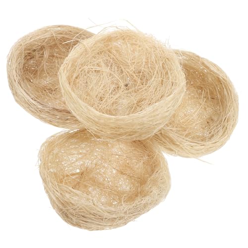 SOIMISS 4 Stück Teiliges Handgewebte Vogelnester aus Dickem Jutegeflecht Simulierte Vogelhöhlen für Wellensittich Käfig Langlebig Atmungsaktiv Natürliche Garten und Käfigdekoration SOIMISS 4 Stück Teiliges Handgewebte Vogelnester aus Dickem Jutegeflecht Simulierte Vogelhöhlen für Wellensittich Käfig Langlebig Atmungsaktiv Natürliche Garten und Käfigdekoration von SOIMISS