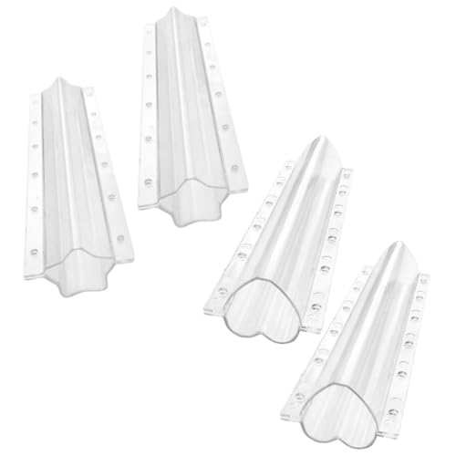 SOIMISS 4 Stück Teiliges Herz und Stern Robustes Gemüsewachstums Mould mit Hoher Druckbeständigkeit Leicht Rostfrei Transparente Form für Dekoratives Obst Gemüsezüchten von SOIMISS