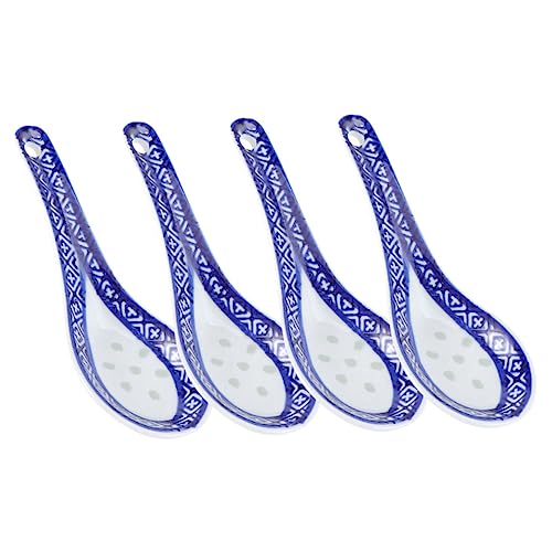 SOIMISS 4 Stück Teiliges Japanischer Keramik Suppenlöffel mit Langlebigem Hitzebeständigem Material Stilvolles Design Haushaltstauglich für Suppen und Asiatisches SOIMISS 4 Stück Teiliges Japanischer Keramik Suppenlöffel mit Langlebigem Hitzebeständigem Material Stilvolles Design Haushaltstauglich für Suppen und Asiatisches von SOIMISS