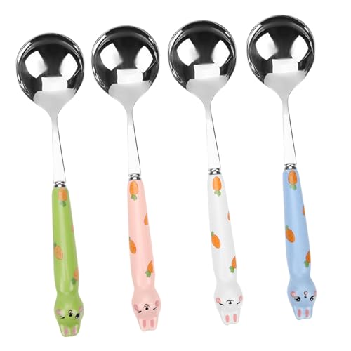 SOIMISS 4 Stück Teiliges Lustige Katzenlöffel für Desserts und Obst Spülmaschinenfest und Sicher für Glatt Kreative Gestaltung für Küche SOIMISS 4 Stück Teiliges Lustige Katzenlöffel für Desserts und Obst Spülmaschinenfest und Sicher für Glatt Kreative Gestaltung für Küche von SOIMISS