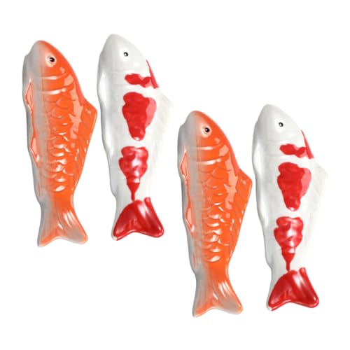 SOIMISS 4 Stück Teiliges Schwimmende Fische Dekoration für Aquarien Kreative Keramik Fischnymphen für Teich und Gartenlandschaften Sicher und Langlebig SOIMISS 4 Stück Teiliges Schwimmende Fische Dekoration für Aquarien Kreative Keramik Fischnymphen für Teich und Gartenlandschaften Sicher und Langlebig von SOIMISS