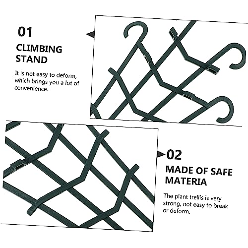 SOIMISS 4 Stück Teiliges Stabiles Pflanzen Spalier für Kletterpflanzen Robuste Rankhilfe für Topfpflanzen Wetterbeständig Vielseitig Einsetzbar im Garten Balkon und Terrasse von SOIMISS