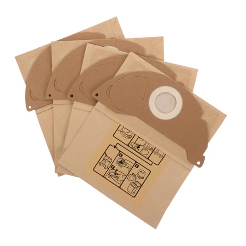 SOIMISS 4 Stück Teiliges Staubsaugerbeutel Kompatibel für Kärcher Chrcher Wd Langlebige Filtrationsbeutel mit Hoher Kapazität Einfache Installation Ersatz Staubsauger Zubehör für von SOIMISS