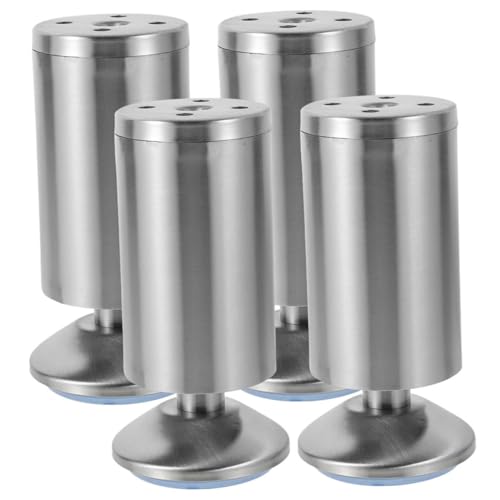 SOIMISS 4 Stück Verstellbare Möbelfüße aus Edelstahl Robuste Schrankbeine für Sofa Couch und Couchtisch Stabile Metallfüße mit Hoher Tragkraft für Vielseitige Möbelanwendungen SOIMISS 4 Stück Verstellbare Möbelfüße aus Edelstahl Robuste Schrankbeine für Sofa Couch und Couchtisch Stabile Metallfüße mit Hoher Tragkraft für Vielseitige Möbelanwendungen von SOIMISS