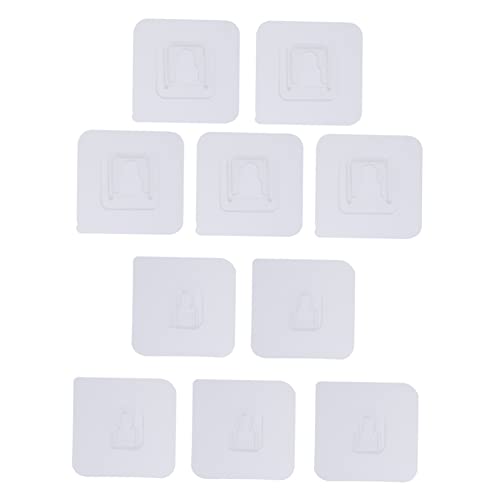 SOIMISS 40 Stück Klebe Haken Set Selbstklebende No Trace Wandhaken für Bilder Handtücher und Deko aus Langlebigem Einfache Montage Transparentes Design für Geeignet von SOIMISS
