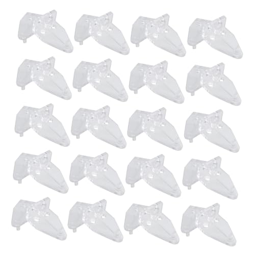 SOIMISS 40 Stück Teiliges Transparente Blinds Fixing Hooks Langlebige Einfache Montage Kompakte Geeignet für Jalousien und Rollos Unauffälliges Design für Fensterdekoration von SOIMISS