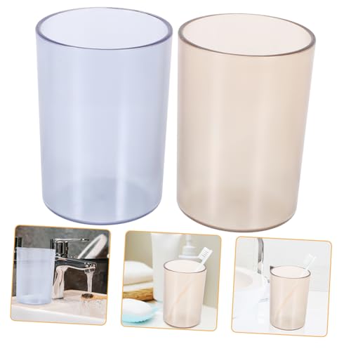 SOIMISS 4Stücke Badezimmerbecher Transparente Zahnbürsten Tassen für Mundwasser Wiederverwendbare Trinkbecher für Saft Milch und Komfortabel und Sicher der Hand SOIMISS 4Stücke Badezimmerbecher Transparente Zahnbürsten Tassen für Mundwasser Wiederverwendbare Trinkbecher für Saft Milch und Komfortabel und Sicher der Hand von SOIMISS